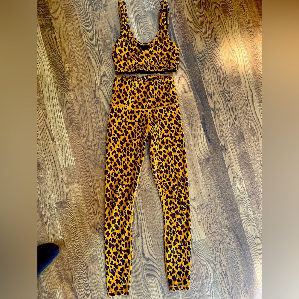 Varley high waist legging and top set